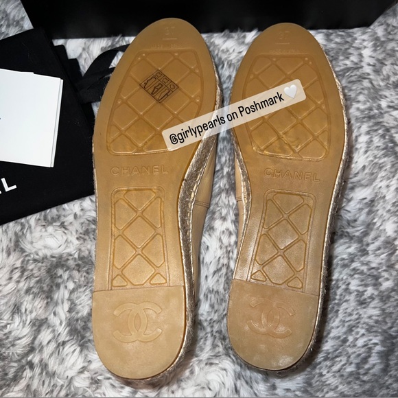 Chanel Espadrilles Women’s 37 NEW - Picture 14 of 17